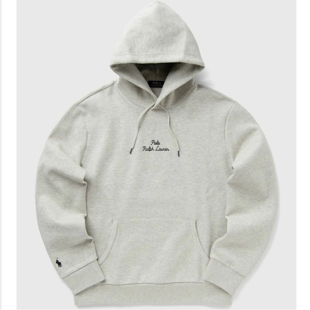 Polo by Ralph Lauren Heather Light Gray Pullover Hoodie
